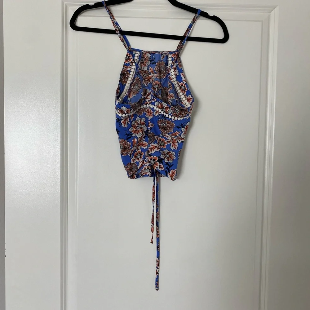 Dance & Marvel Floral Halter Top Size Small New without Tags - Picture 10 of 11